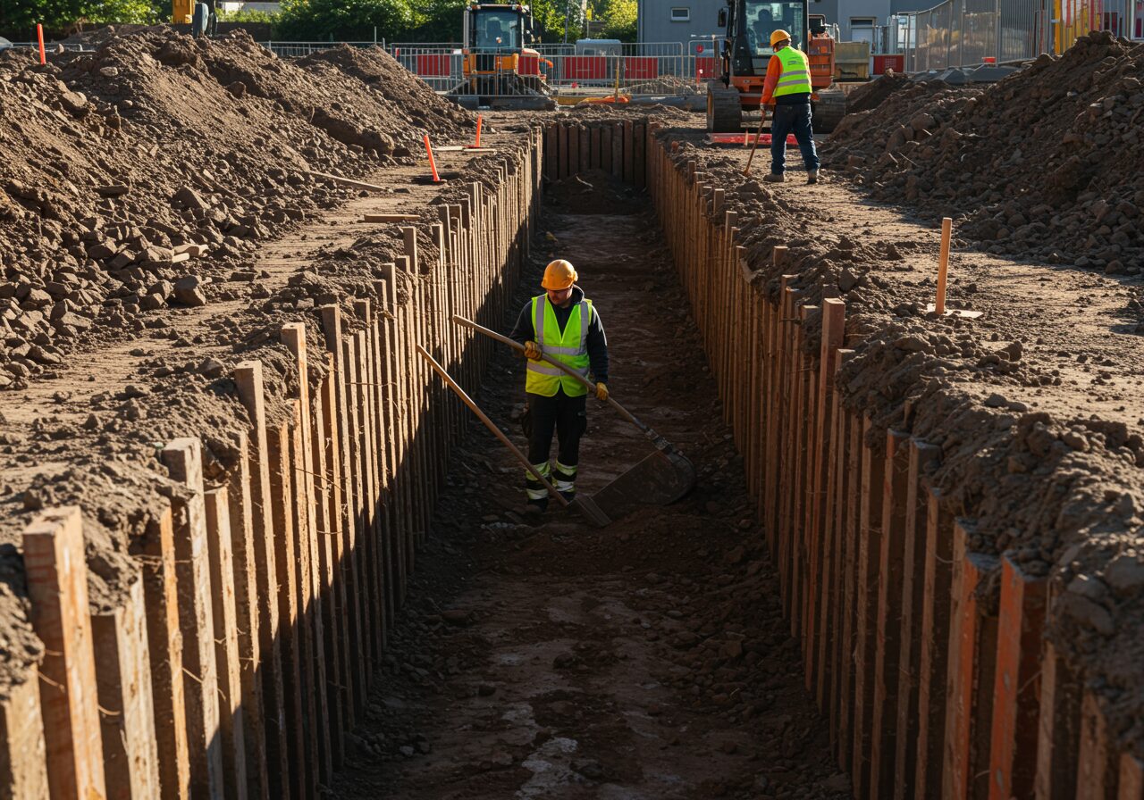 Excavaciones, Zanjas y Prevención de Derrumbes en Construcción