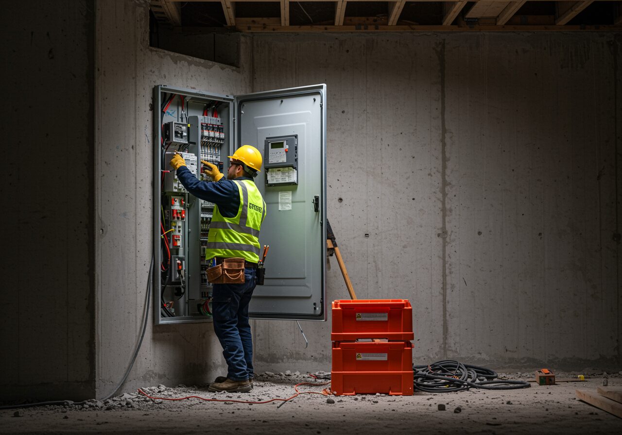 Seguridad Eléctrica en Construcción y Trabajos con Energía