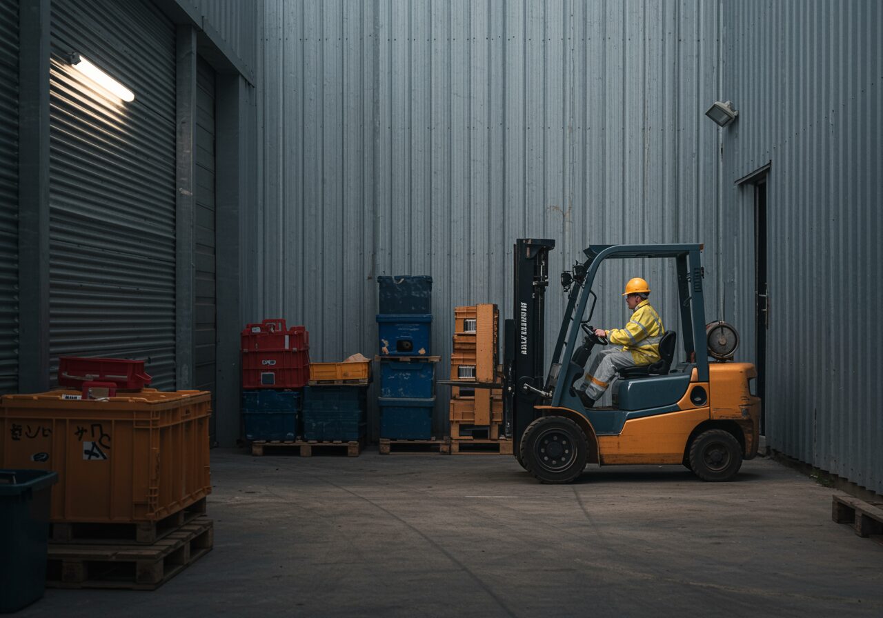 Seguridad Operativa en Patios de Maniobras y Estacionamientos Industriales