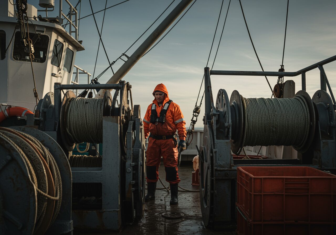 Operación Segura de Winches, Cabos y Artes de Pesca