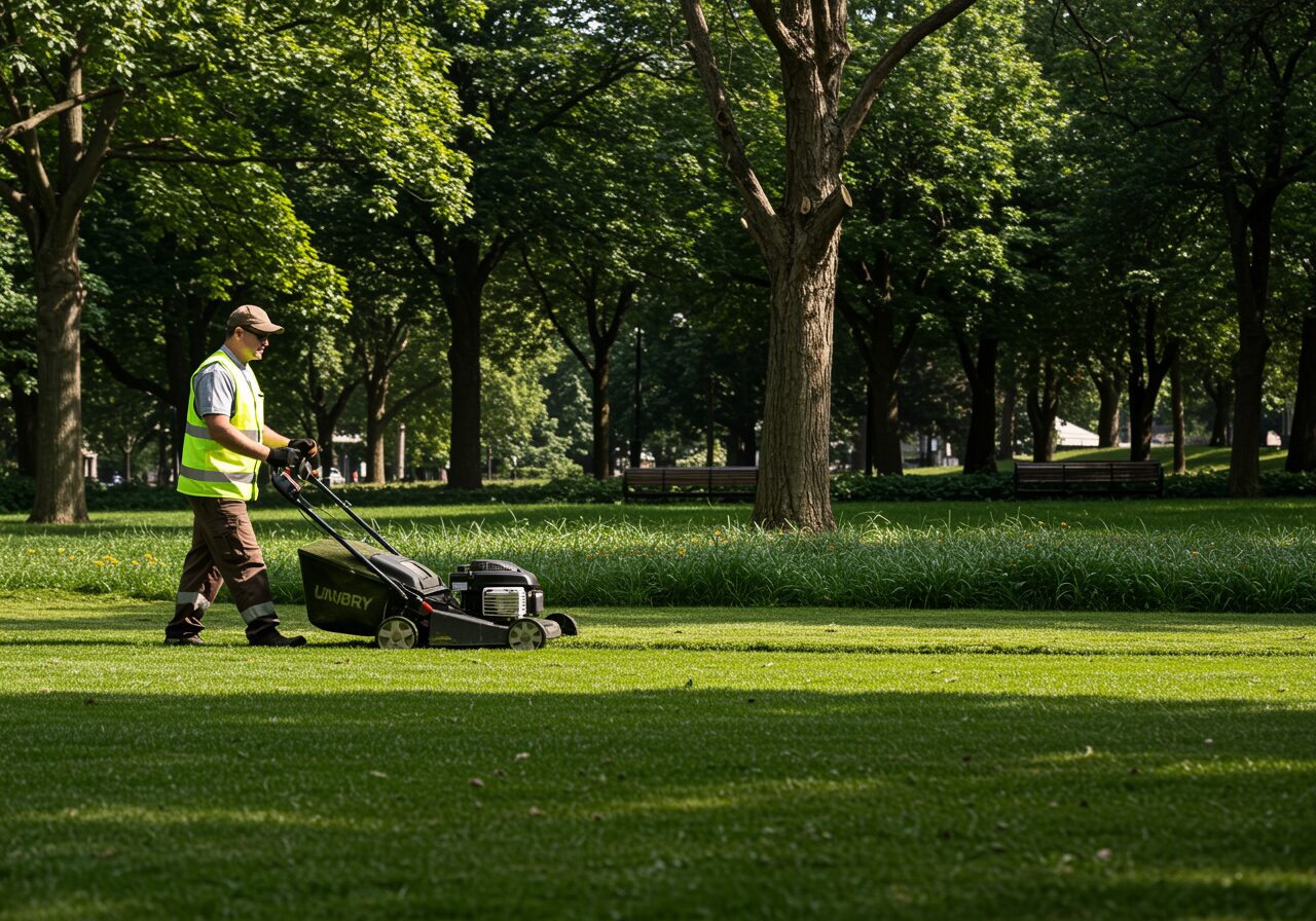 Mantenimiento Seguro de Parques, Áreas Verdes y Jardinería Urbana