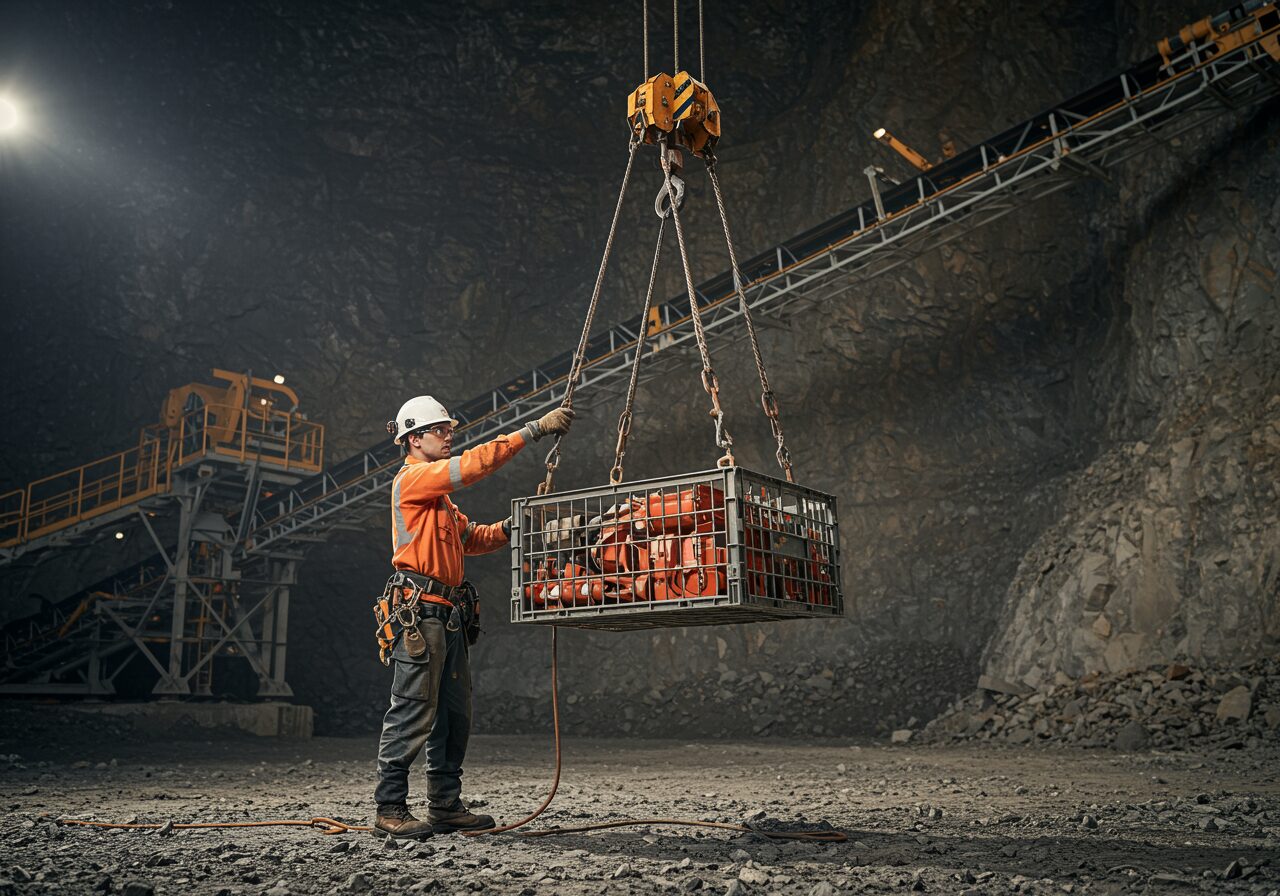 Seguridad en Izaje y Manipulación de Cargas Mineras